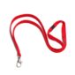 Kaulanauha turvalukolla, punainen