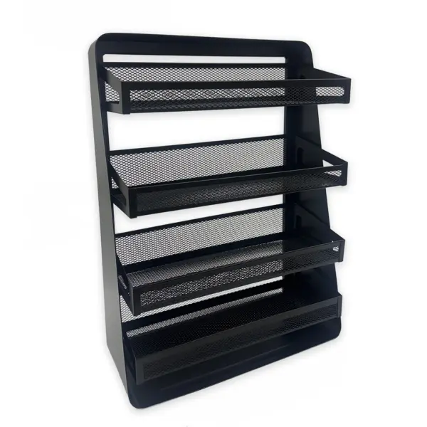 Metallihyllykko poydalle musta Metallihyllykko poydalle musta