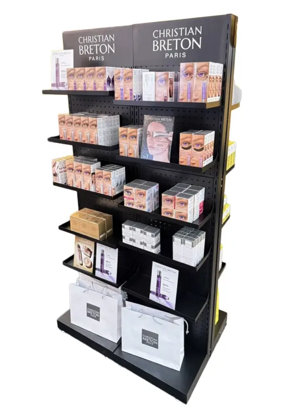 Metallinen tuoteteline Metallinen tuoteteline