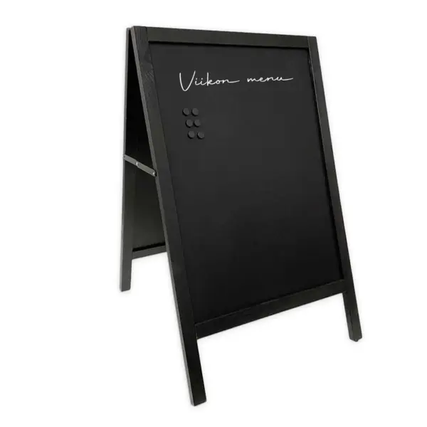 A teline liitutaululla musta 680x460 mm