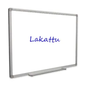 Valkotaulu lakattu pinta