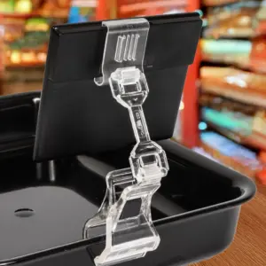 Elektronisen hintalapun pidike klipsillä kirkas