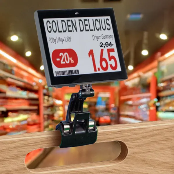 Elektronisen hintalapun pidike klipsillä musta