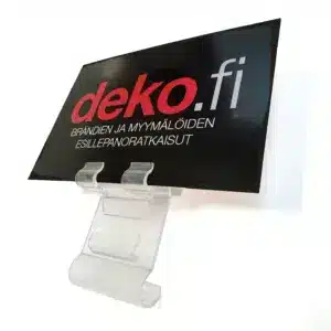 Elektronisen hintalapun pidike metallilankaan