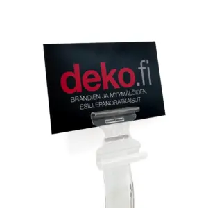 Elektronisen hintalapun pidike jalustalla